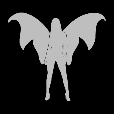 Angel Black Square, par Xavier E. G. Dierick